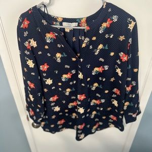 Dalia V Neck Floral Blouse